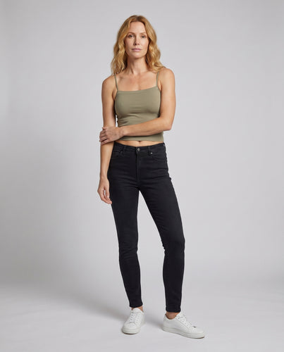 Damen Cropped Top mit verstellbaren Spaghettiträgern EB