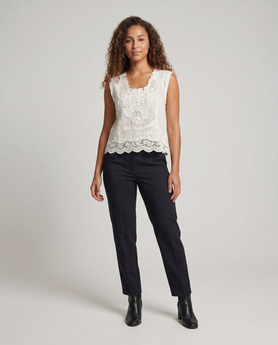 Damen elegante Häkeljacke mit Zierkordel EB