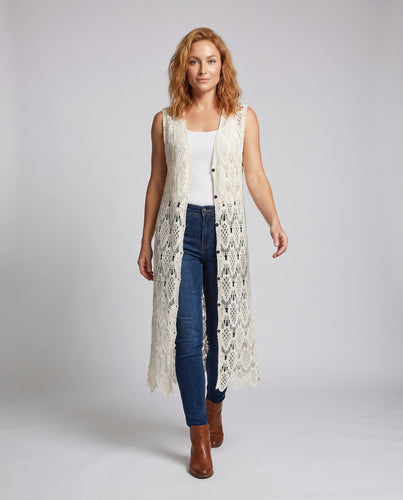 Damen gehäkelte Sommerjacke EB