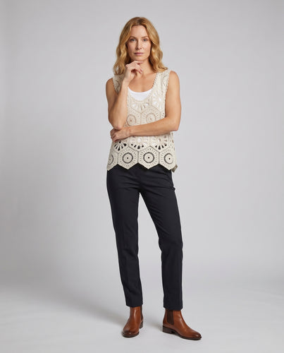 Damen Häkeloberteil im Boho-Stil EB
