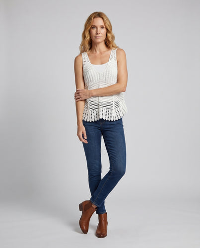 Damen Spaghetti-Trägertop aus hochwertigem, weichem Material EB