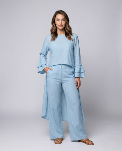 Damen Elegantes und luftiges Zweiteiler-Set EB