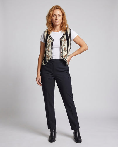 Damen Embellished Strickweste EB