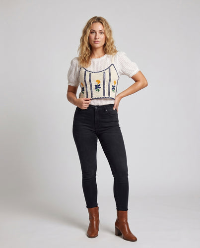 Damen Handgearbeitetes Crop-Top EB