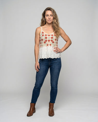 Damen Spitzentop EB