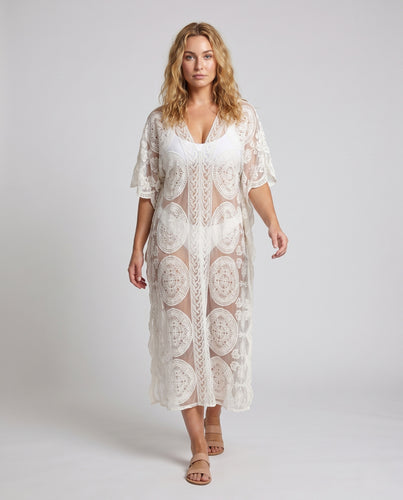Damen Häkel-Strandkleid EB