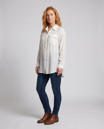 Damen lässige Knotenbluse EB