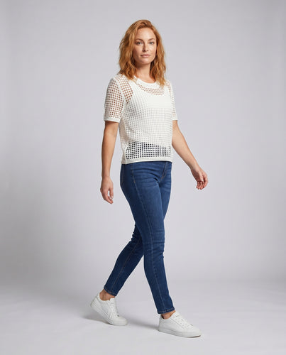 Damen Luftiges Netzshirt EB