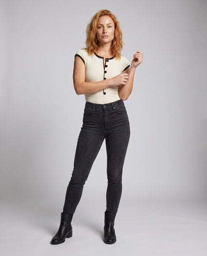 Damen Baderock im Vintage-Stil mit Knopfdetails EB