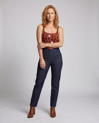 Damen Modischer Crop Top EB