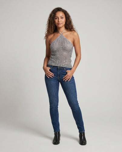 Damen Netzoberteil mit verstellbarem Träger EB