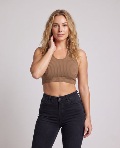 Damen Hochwertiger Sport-BH im Rippmuster EB