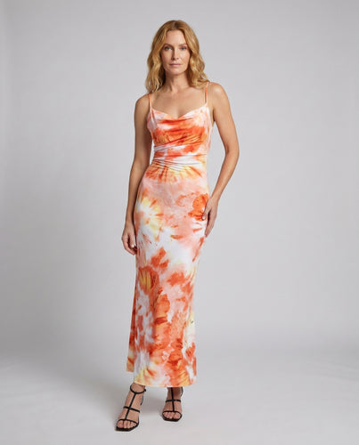 Damen figurbetontes Maxikleid EB