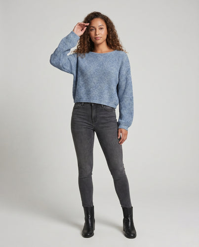 Damen lässiger Strickpullover EB