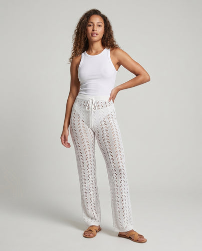 Damen luftige Strickhose EB