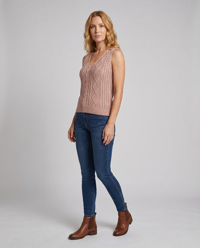 Damen Stricktop mit V-Ausschnitt von EB