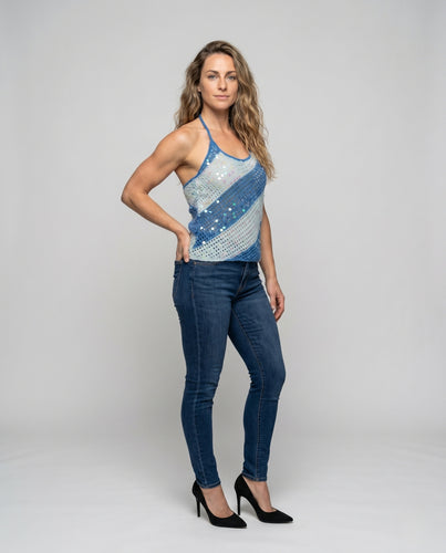 Damen Leichtes Spaghettiträgertop EB