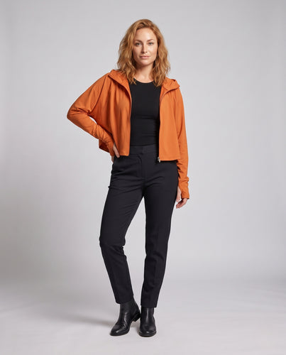 Damen UV-Schutz Cropped Kapuzenjacke EB