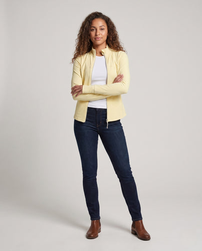 Damen Sportliche Funktionsbluse mit hohem Kragen EB