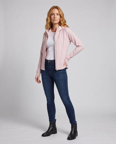 Damen Sportliche Funktionsjacke mit praktischer Kapuze EB