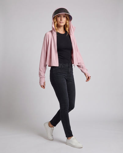 Damen Sportliche Kapuzenjacke mit Belüftung EB
