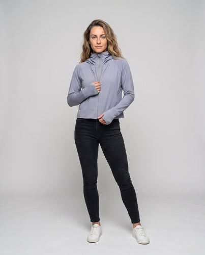 Damen UV-Schutz Jacke mit verstellbarem Hut EB