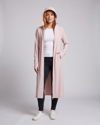 Damen UV-Schutz Kleid mit integrierter Gesichtsmaske EB