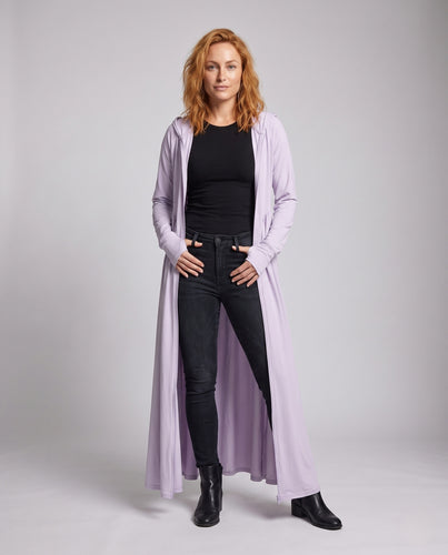 Damen UV-Schutz Maxi-Jacke mit Kapuze EB