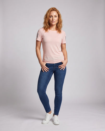 Damen atmungsaktives Laufshirt mit reflektierenden Details EB
