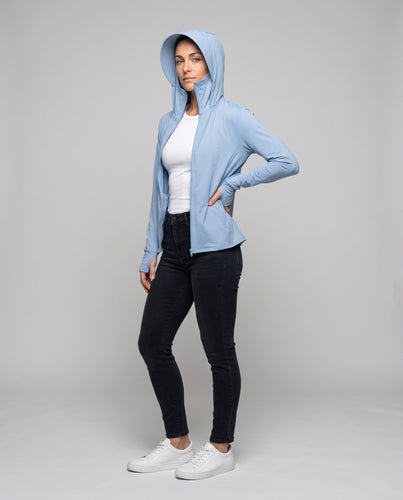 Damen ergonomische Sportjacke mit verbesserter Atmungsaktivität EB