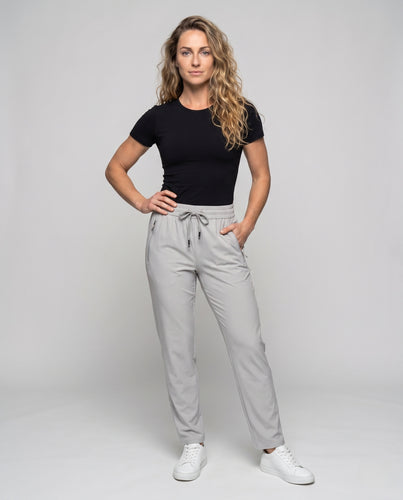Damen Freizeithose mit elastischem Bund und praktischen Seitentaschen EB