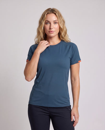 Damen Funktions-Laufshirt mit atmungsaktiven Einsätzen EB