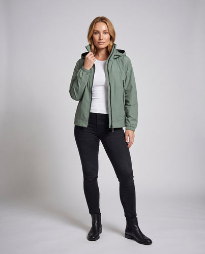 Damen Funktionsjacke mit atmungsaktiver Membran und praktischen Reißverschlusstaschen EB