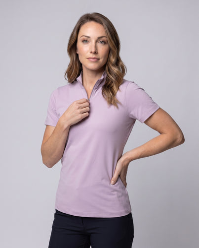 Damen Kurzarm Funktionsshirt mit innovativem Reißverschluss EB
