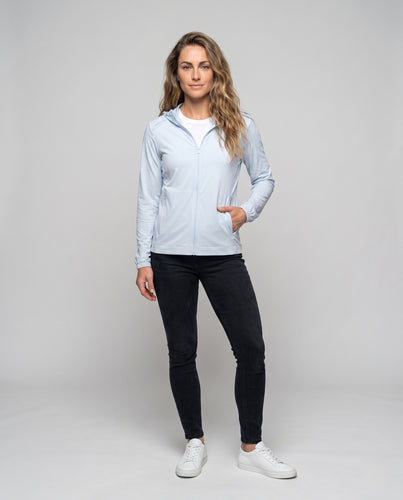 Damen leichte Funktionsjacke mit atmungsaktiven Einsätzen EB