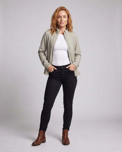 Damen leichte Trainingsjacke mit hoch atmungsaktiven Einsätzen EB
