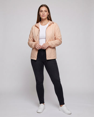 Damen leichte UV-Schutz Jacke mit verstellbarem Kapuzendesign EB