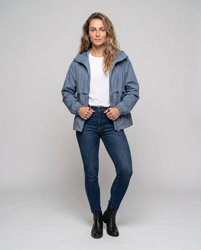 Damen leichte Windjacke mit atmungsaktiven Einsätzen EB