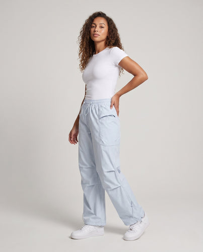 Damen multifunktionale Outdoor-Hose mit praktischen Taschen und elastischem Bund EB