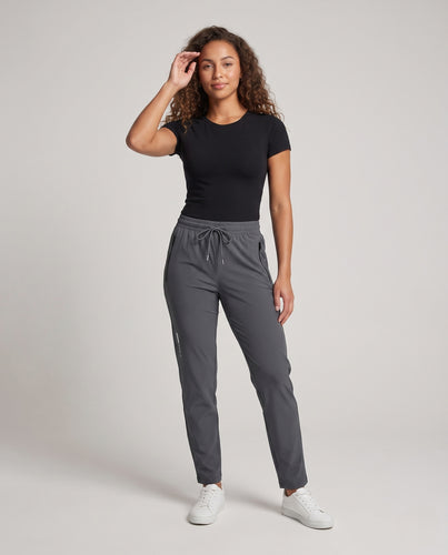 Damen Sportliche Laufhose mit vielseitigen Taschen EB