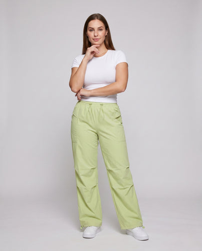 Damen technische Cargo-Hose mit verstellbarem Bund und multifunktionalen Taschen EB