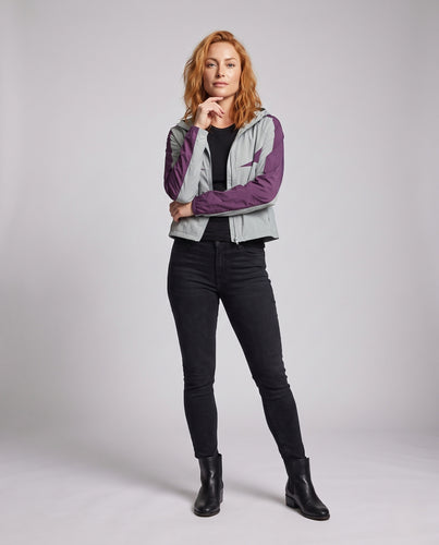 Damen technische Sportjacke mit innovativem Kapuzensystem EB