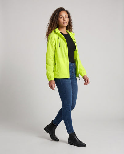 Damen technische Windjacke mit atmungsaktivem Design EB