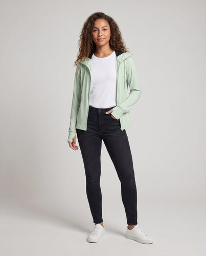 Damen ultraleichte Laufjacke mit atmungsaktivem Netzfutter EB