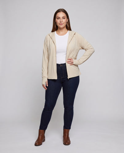 Damen UV-Schutz Trainingsjacke mit atmungsaktiven Einsätzen EB