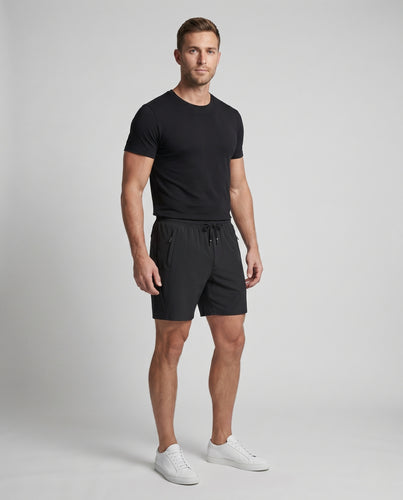 Herren Sportliche Freizeitshorts mit elastischem Bund und praktischem Taschendesign EB