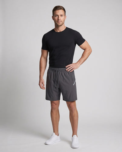 Herren Sportliche Trainingsshorts mit atmungsaktiven Einsätzen und Taschen EB