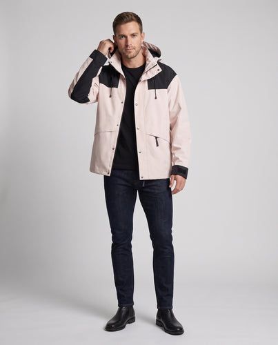 Herren Windbreaker-Jacke mit wetterfestem Design EB