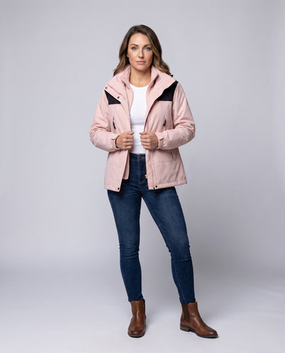Damen hybride Funktionsjacke mit isolierendem Innenfutter EB