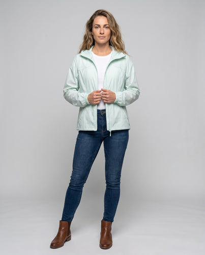 Damen leichte Funktionsjacke mit atmungsaktivem Material und UV-Schutz EB
